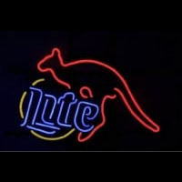 MILLER LITE KANGAROO Neon Skilt