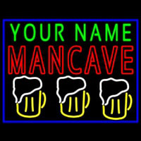 Man Best Friend Glasses Man Cave Neon Skilt