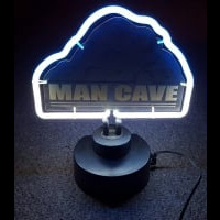 Man Cave Desktop Neon Skilt