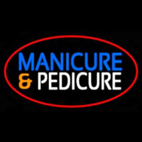 Manicure And Pedicure Neon Skilt