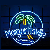 Margaritaville Butik Åben Neon Skilt