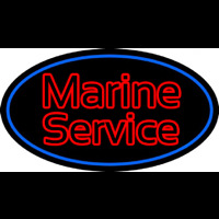 Marine Service Neon Skilt