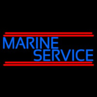 Marine Service Neon Skilt