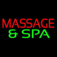 Massage And Spa Neon Skilt