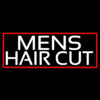 Mens Hair Cut Neon Skilt