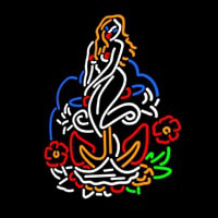 Mermaid Nautical Neon Skilt