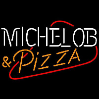 Michelob Pizza Beer Sign Neon Skilt