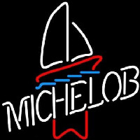 Michelob Sailboat Neon Skilt