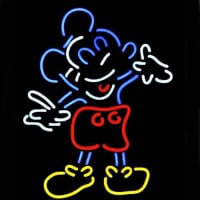 Mickey Mouse & Minnie Logo Pub Fremvisning Øl Bar Neon Skilt Gave Hurtig Fragt