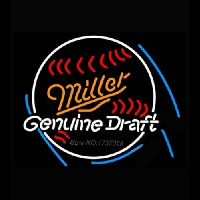 Miller Baseball Neon Skilt