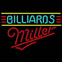 Miller Billiards Te t Borders Pool Beer Sign Neon Skilt