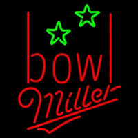 Miller Bowling Alley Beer Sign Neon Skilt