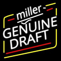 Miller Genuine Draft Beer Neon Skilt