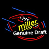 Miller Genuine Draft Foot Ball Neon Skilt