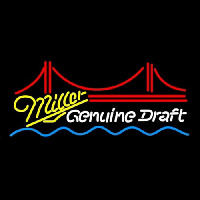 Miller Genuine Draft Light Neon Skilt