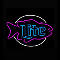 Miller Lite Fish Neon Skilt