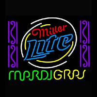 Miller Lite Mardi Neon Skilt