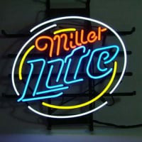 Miller Lite Øl Neon Bar Pub Skilt