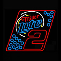 Miller Lite Rusty Wallace Neon Skilt