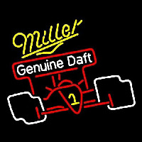 Miller Race Car Beer Sign Neon Skilt