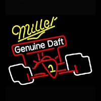 Miller Race Car Neon Skilt