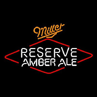 Miller Reserve Amber Ale Beer Sign Neon Skilt