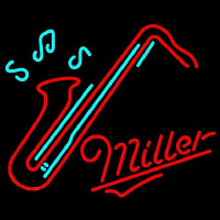 Miller Sa ophone Beer Sign Neon Skilt