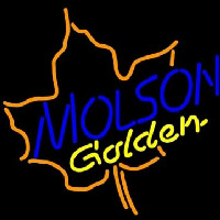 Molson Golden Maple Leaf Neon Skilt