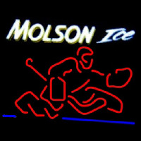 Molson Ice Goalie Neon Skilt