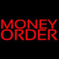 Money Order Neon Skilt