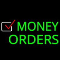 Money Orders Neon Skilt