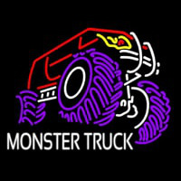 Monster Truck Neon Skilt