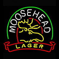 Moosehead Lager Beer Neon Skilt
