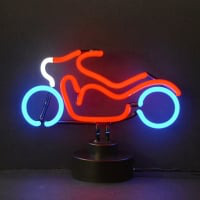 Motorcycle Desktop Neon Skilt