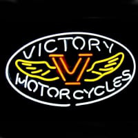 Motorcycles Victory Butik Åben Neon Skilt