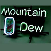Mountain Dew Soda Øl Bar Neon Skilt