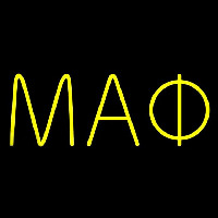 Mu Alpha Phi Neon Skilt