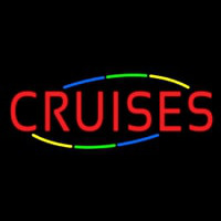 Multicolored Deco Style Cruises Neon Skilt