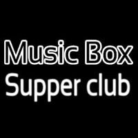 Music Bo  Supper Club Neon Skilt