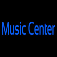 Music Center Neon Skilt