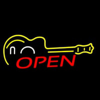 Music Open Neon Skilt