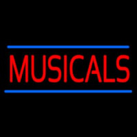 Musicals Neon Skilt