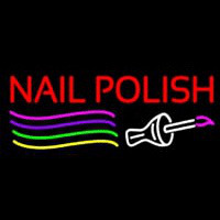 Nail Polish Brush Neon Skilt
