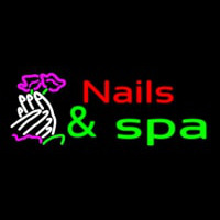 Nails And Spa Neon Skilt