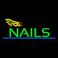 Nails Hand Neon Skilt