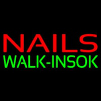 Nails Walkins Ok Neon Skilt