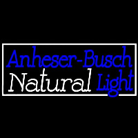 Natural Light Anheuser Busch Beer Sign Neon Skilt