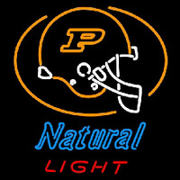 Natural Light Purdue University Boilermakers Helmet Beer Sign Neon Skilt