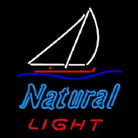 Natural Light Sailboat Neon Skilt