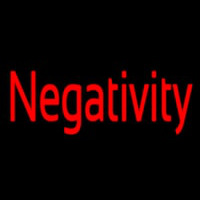 Negativity Neon Skilt